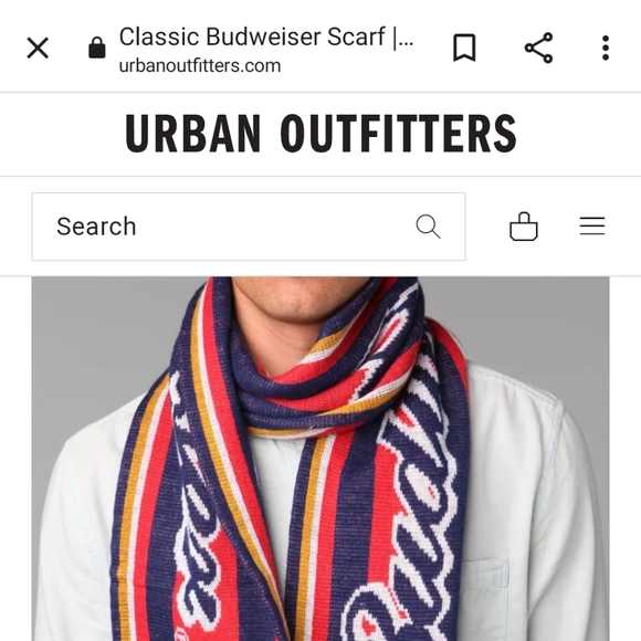 Budweiser knit scarf - Picture 3 of 9